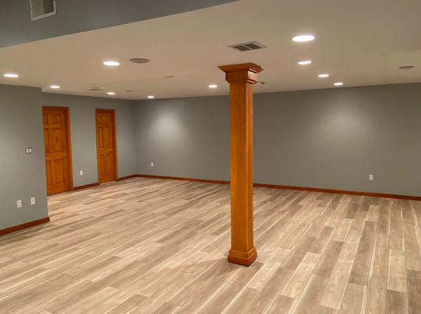 Basement remodel by Stuhl Services in Warren, NJ